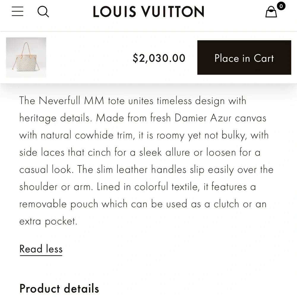 Louis Vuitton Neverfull MM - Picture 13 of 15